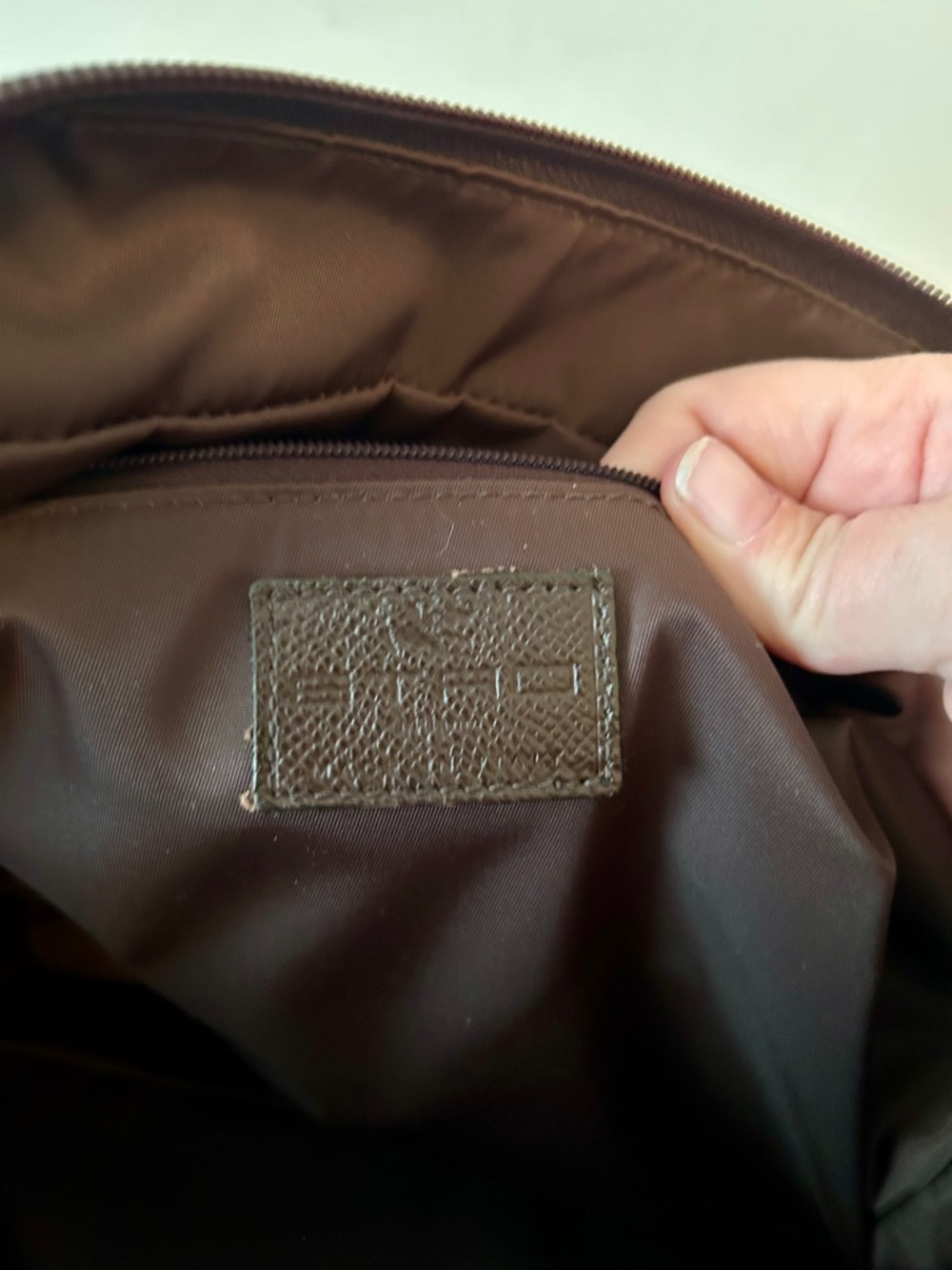 Etro Dark Brown Paisley Weekender with Pink Paisley Strap - Picture 9 of 12